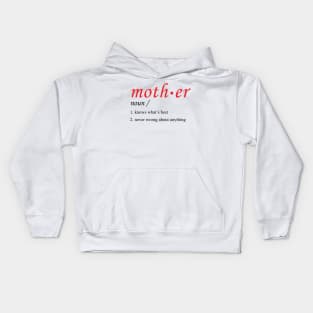 Define mother Kids Hoodie